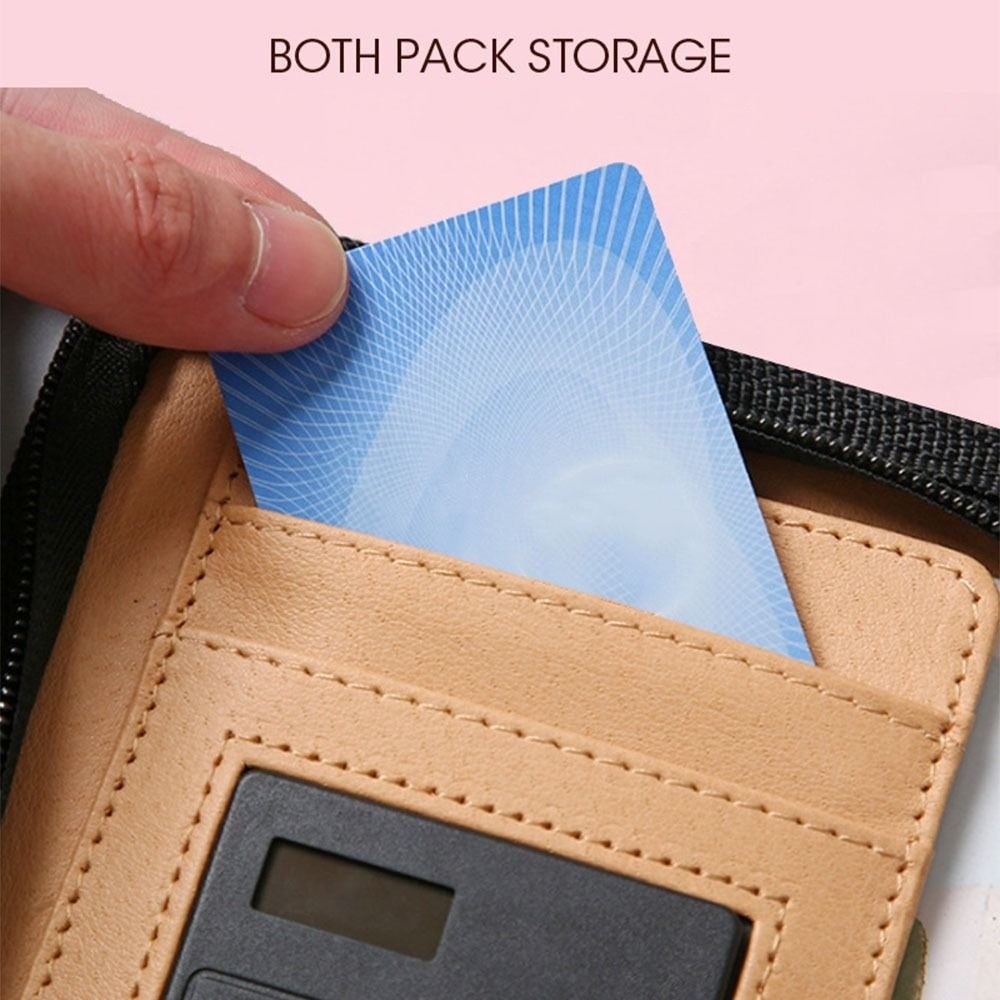 Leatherwork Books - Multifunctional 6-Ring File Folder PU Leather