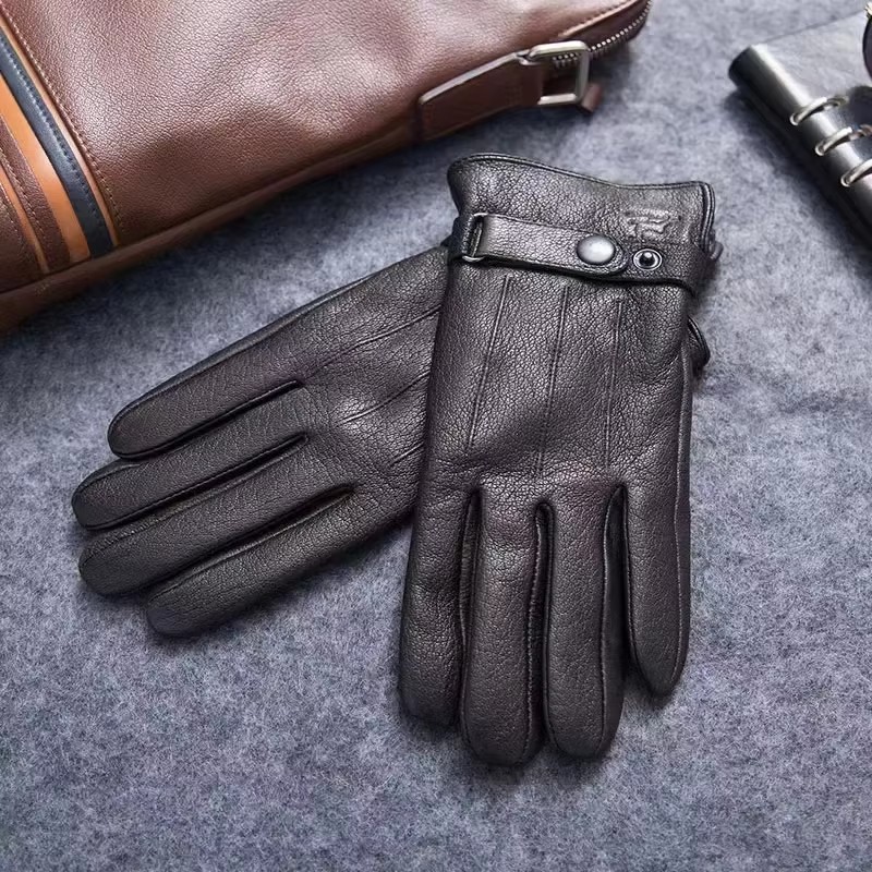 Leather Work Winter Gloves - Jthc001 Winter Gloves Men Genuine Leather