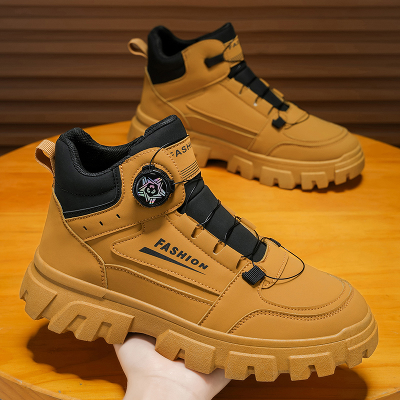 Leather Work Boots - 2025 Mens Boots Casual Shoes Winter
