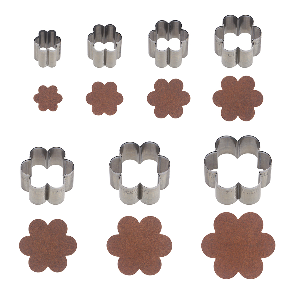Leatherwork Flowers - 7pcs/set Flower Petal Metal Cutting Dies