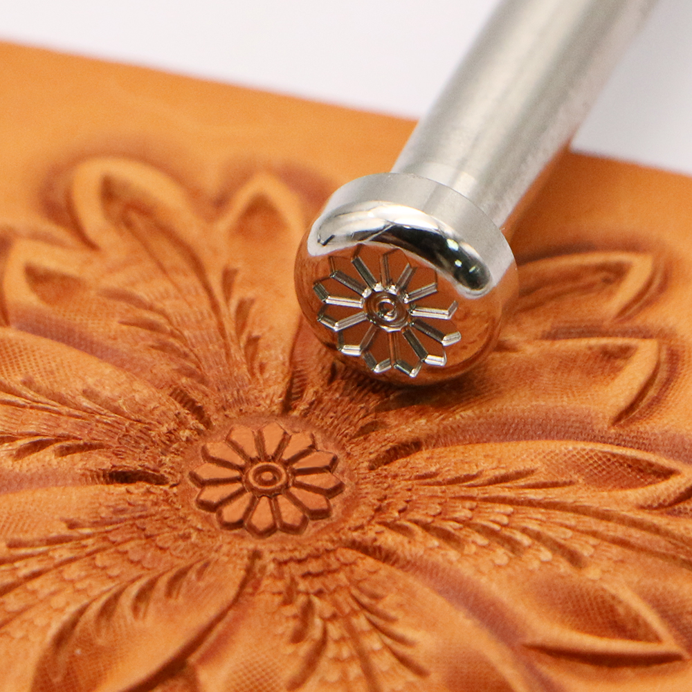 Leatherwork Flowers - Flower Center Pattern J301 Leather Work