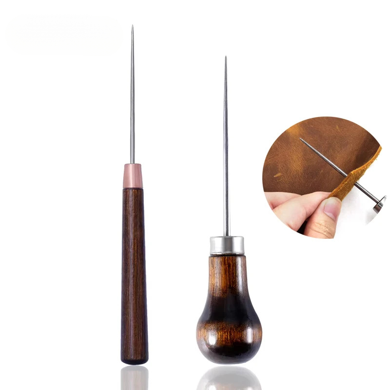Wooden Hole Punch Tool for Lea - Leatherwork Punch recensione e prezzo