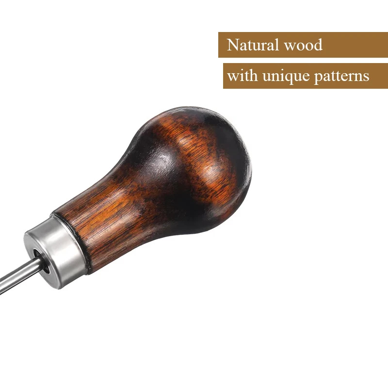 Wooden Hole Punch Tool for Lea - Leatherwork Punch recensione e prezzo