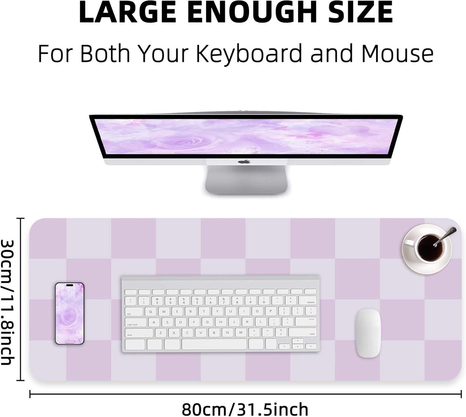 Large Non-Slip Desk Pad, PU Le - Leatherwork Products recensione e prezzo