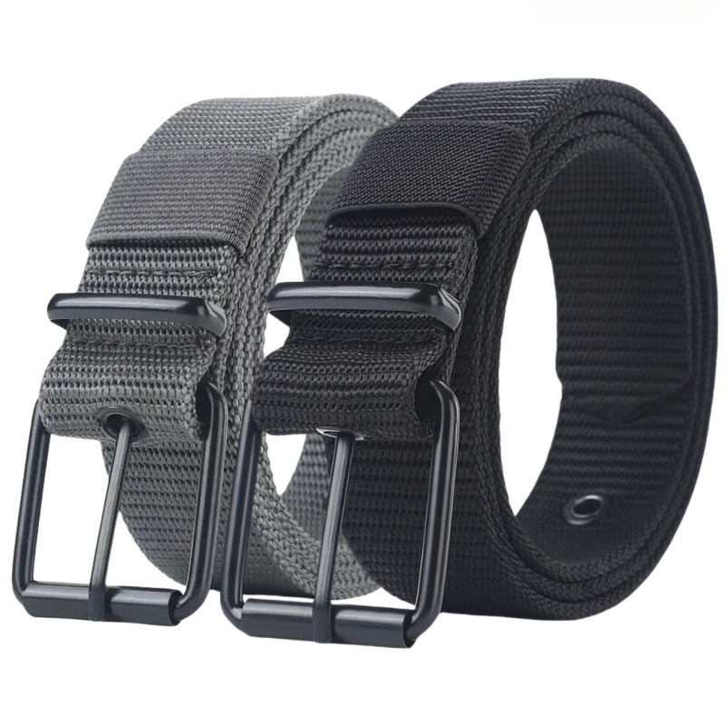 New Men Belt Porous Canvas Pin - Leatherwork Eyelets recensione e prezzo