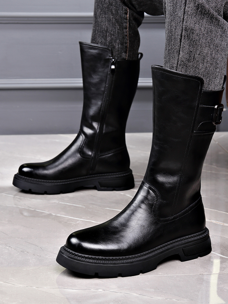 Men's Long Tube  Boots High To - Leather Work Youtube recensione e prezzo