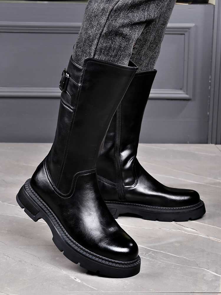 Men's Long Tube  Boots High To - Leather Work Youtube recensione e prezzo