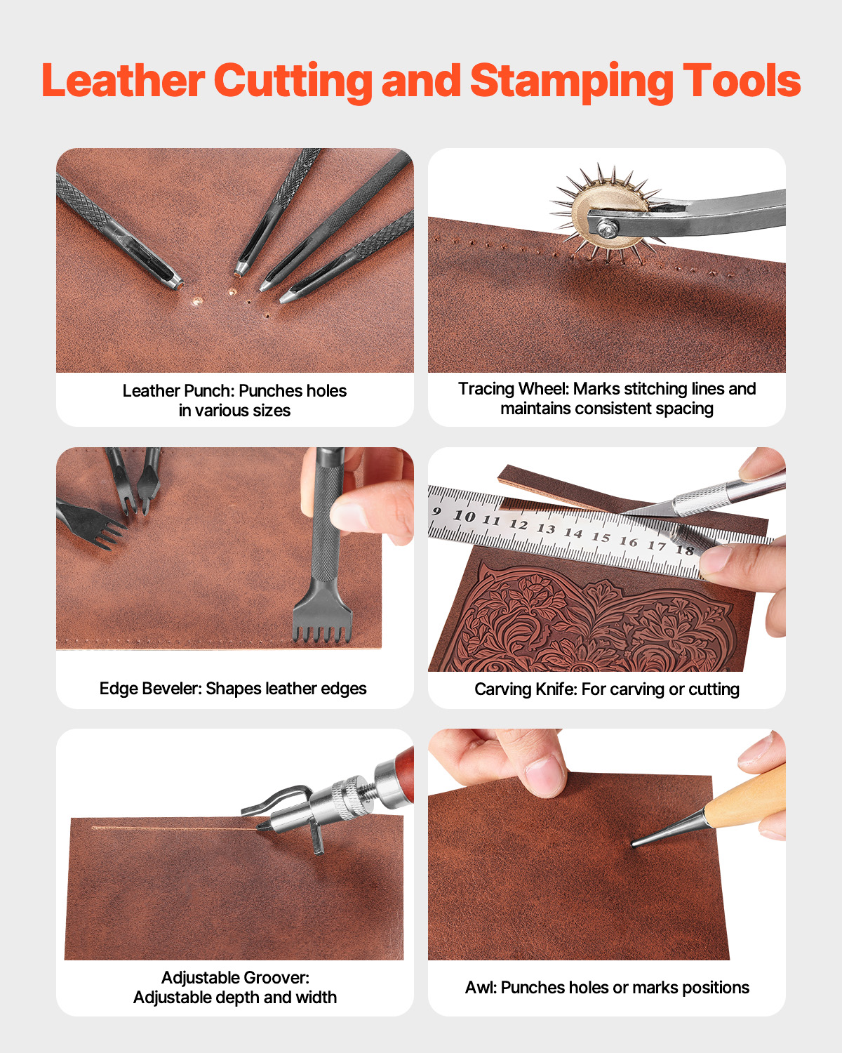 SucceBuy 38/59/61/72/92PCs Lea - Leatherwork Craft recensione e prezzo
