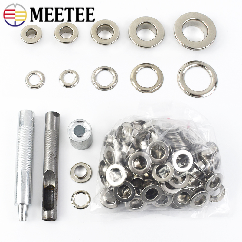 100Sets Meetee 4-10mm 3Colors  - Leatherwork Eyelets recensione e prezzo