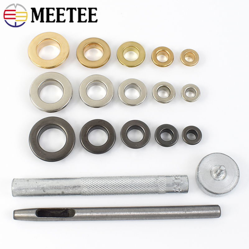 100Sets Meetee 4-10mm 3Colors  - Leatherwork Eyelets recensione e prezzo