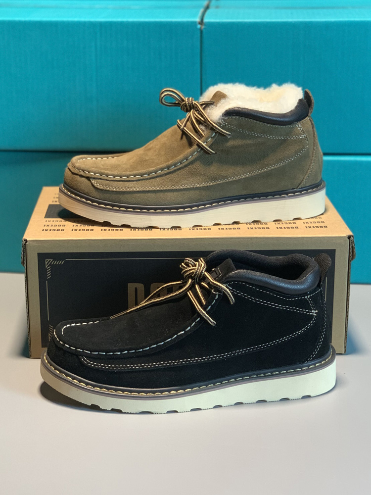 Men's  Boots Fur Lined Thick B - Leather Work Youtube recensione e prezzo