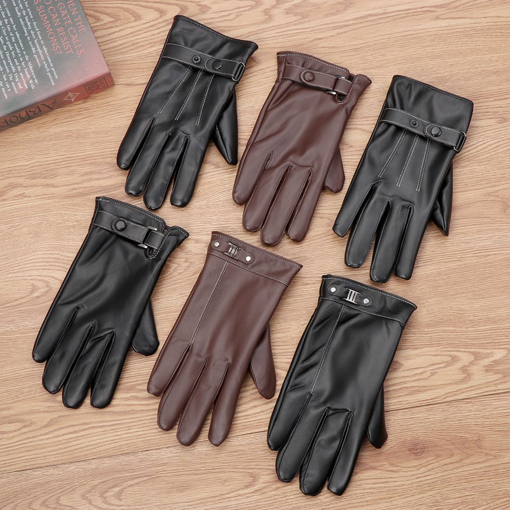 Men's Fleece Thermal Leather G - Leather Work Winter Gloves recensione e prezzo
