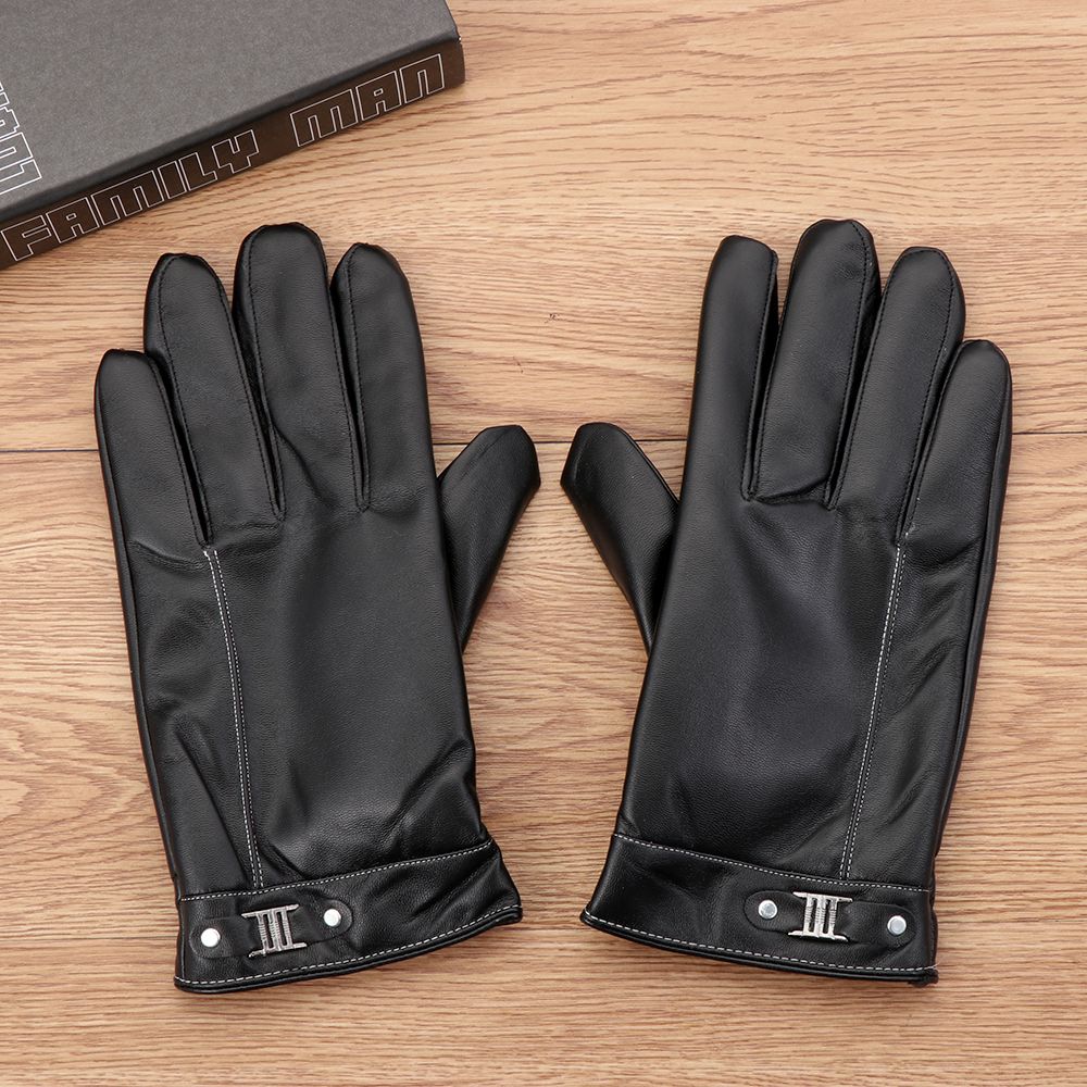 Men's Fleece Thermal Leather G - Leather Work Winter Gloves recensione e prezzo