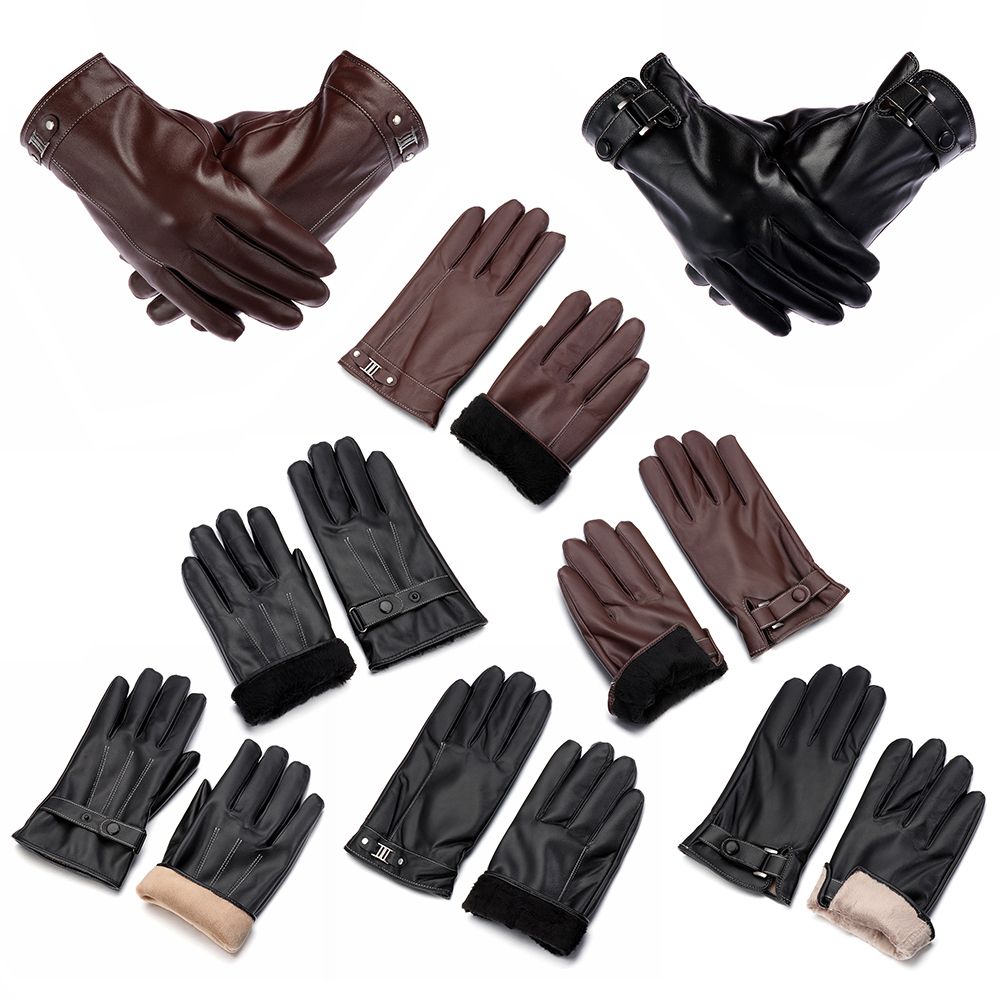 Men's Fleece Thermal Leather G - Leather Work Winter Gloves recensione e prezzo
