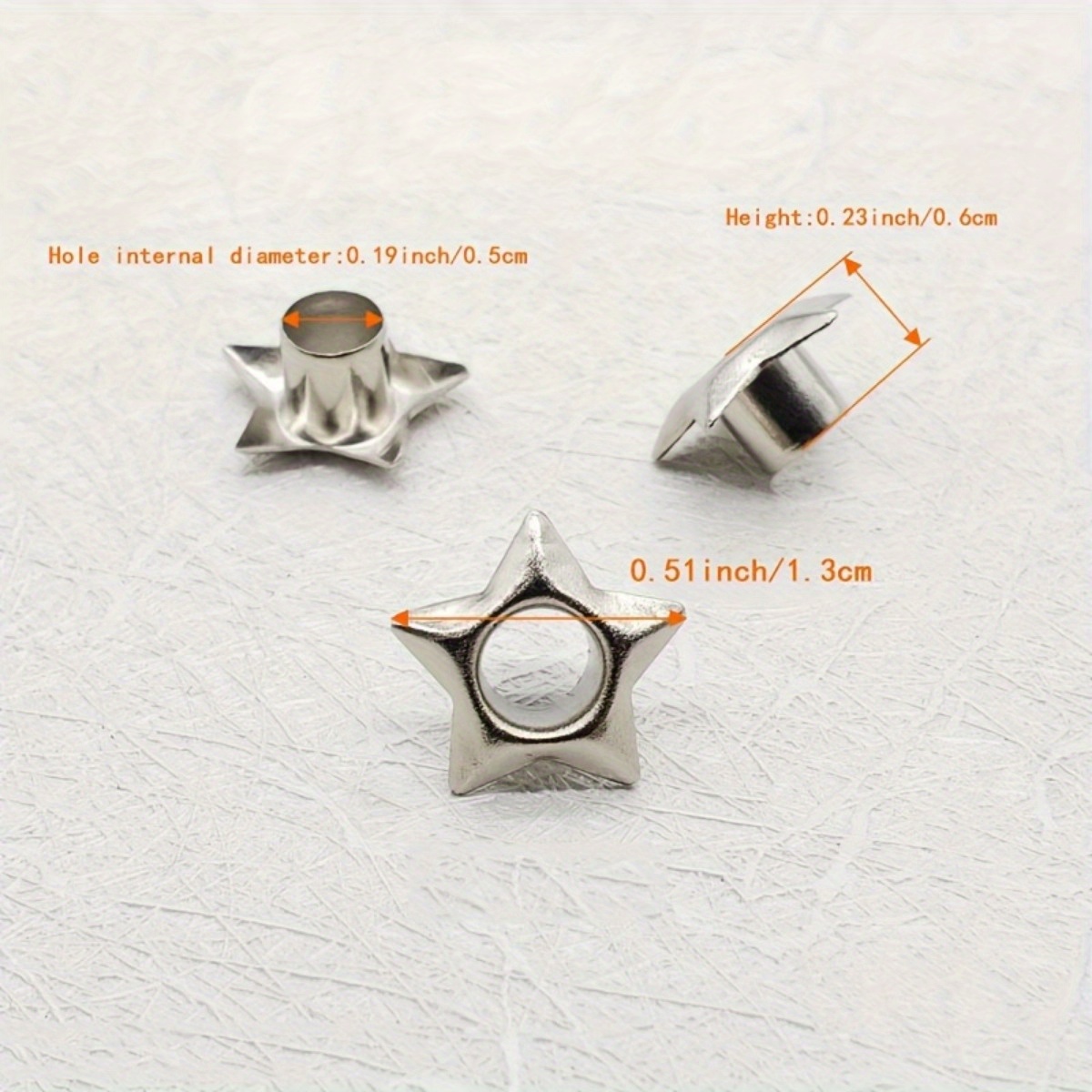20PCS Star-shaped Eyelets 5mm  - Leatherwork Eyelets recensione e prezzo