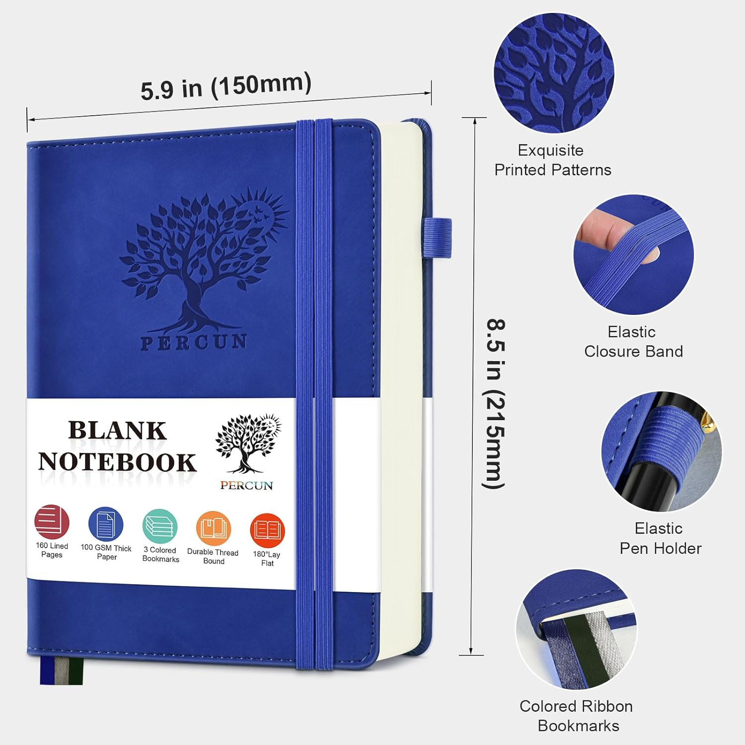 Blank Journal Notebook 160 Pag - Leatherwork Products recensione e prezzo