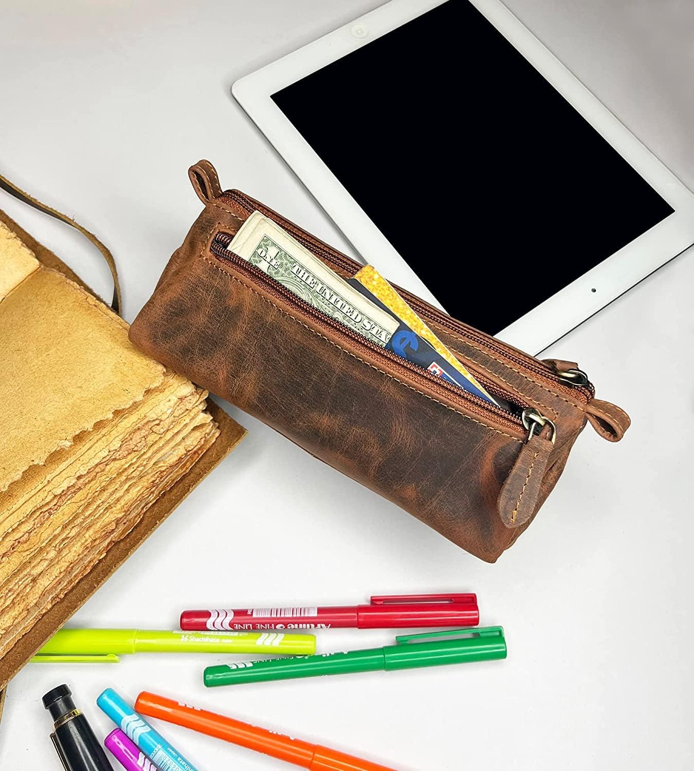 Leather Pencil Case Full Grain - Leatherwork Products recensione e prezzo