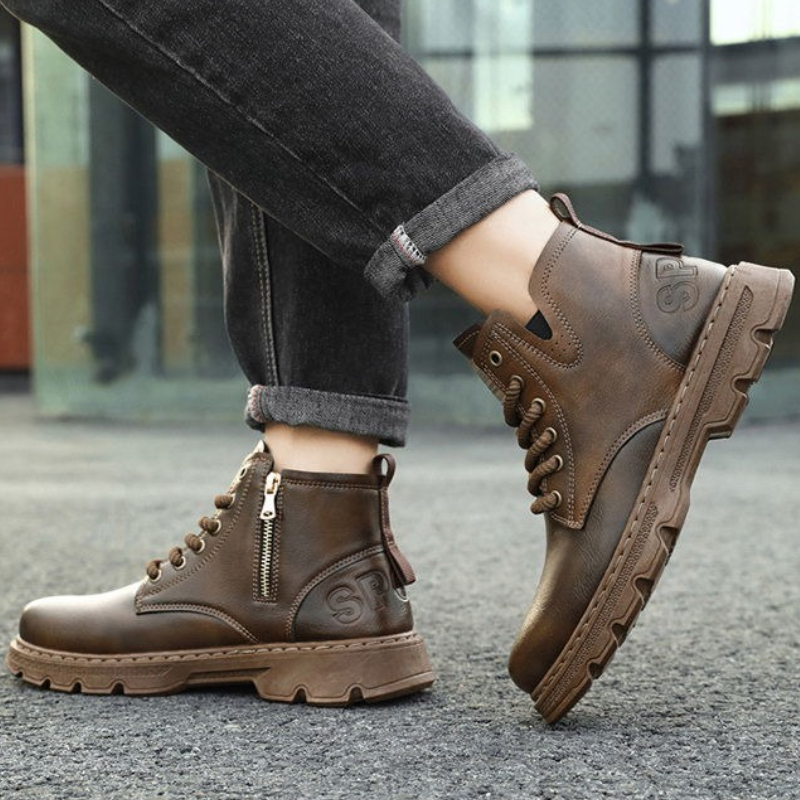 ​Men’s 2025 Winter New Arrival - Leather Work Boots recensione e prezzo