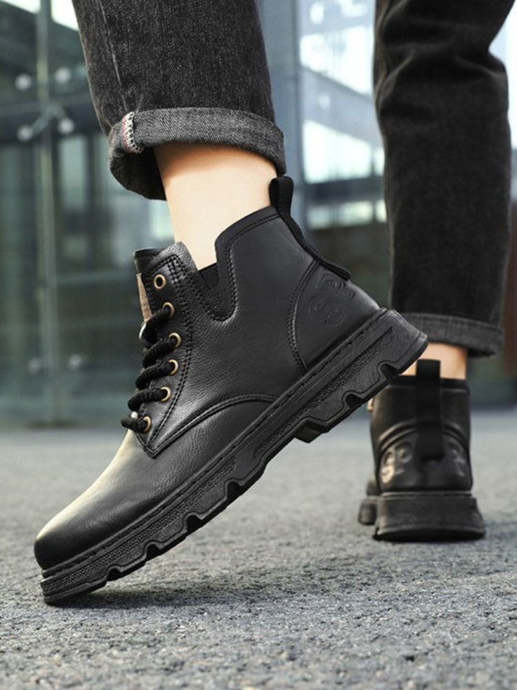 ​Men’s 2025 Winter New Arrival - Leather Work Boots recensione e prezzo