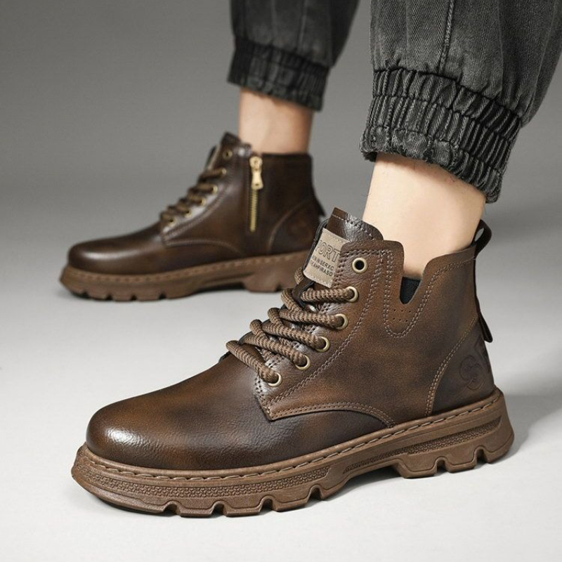 ​Men’s 2025 Winter New Arrival - Leather Work Boots recensione e prezzo