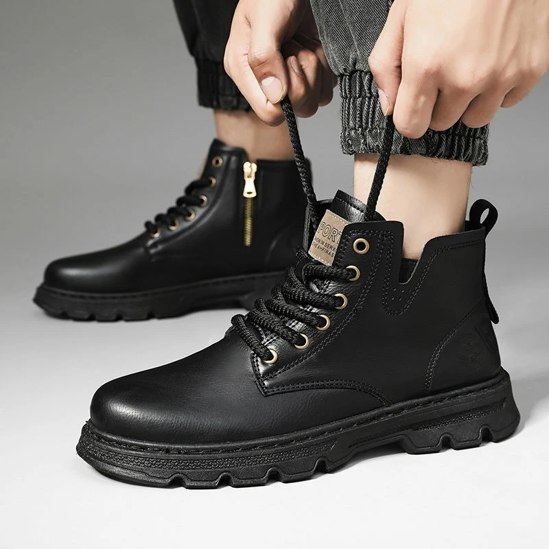 ​Men’s 2025 Winter New Arrival - Leather Work Boots recensione e prezzo