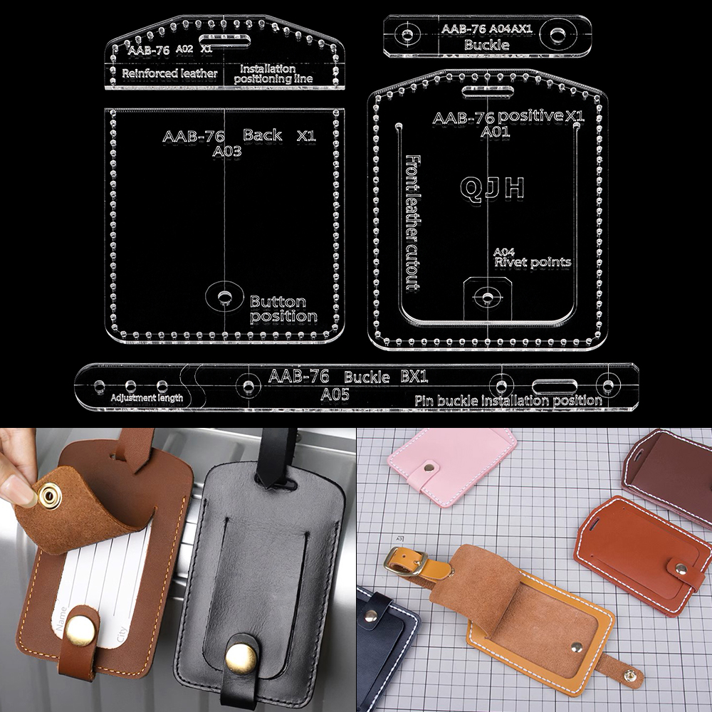 1Set Suitcase/Work ID Tags, ID - Leatherwork Craft recensione e prezzo