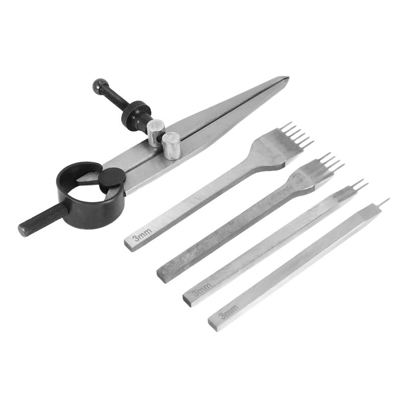 [NEW!A93G】 Leather Chisel Set, - Wing Divider Stitch recensione e prezzo