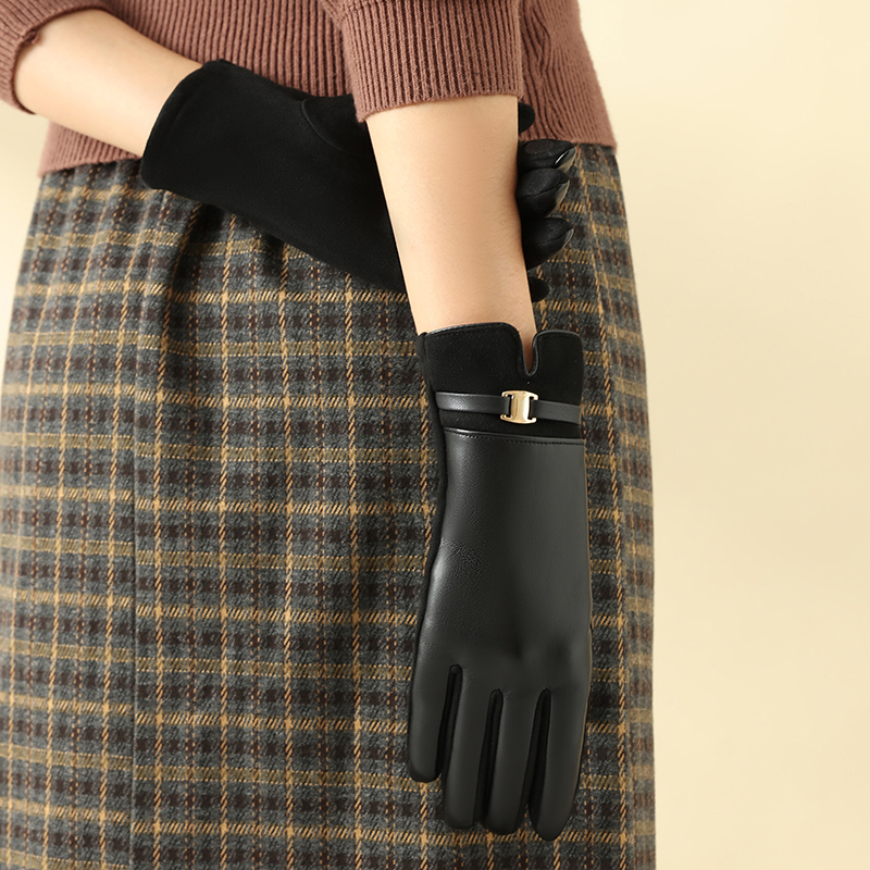 1 Pair of Gloves for Women in  - Leather Work Winter Gloves recensione e prezzo