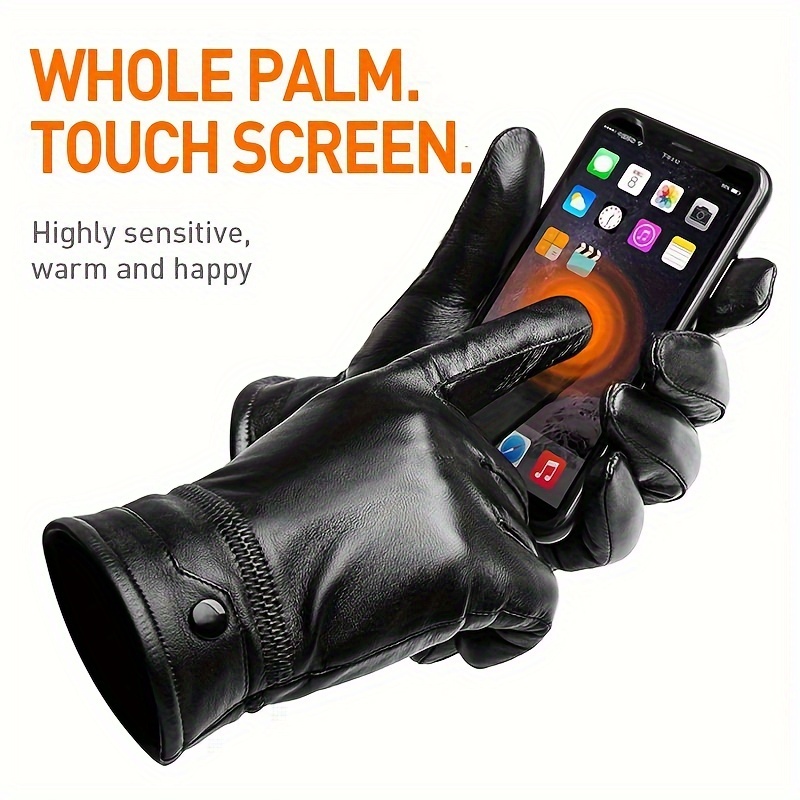 BISON DENIM Genuine Sheepskin  - Leather Work Winter Gloves recensione e prezzo