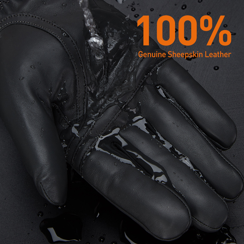 BISON DENIM Genuine Sheepskin  - Leather Work Winter Gloves recensione e prezzo