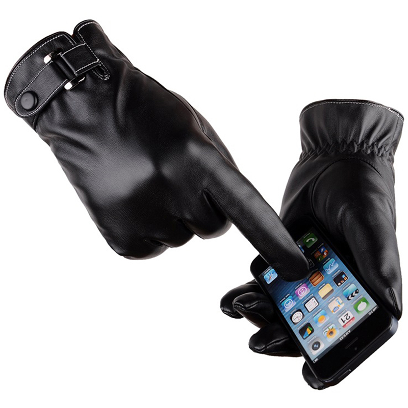 Cycling Pu Leather Gloves Wind - Leather Work Winter Gloves recensione e prezzo