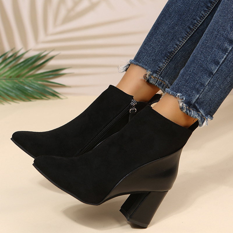 Women's Colorblock Ankle Boots - Leather Work Youtube recensione e prezzo