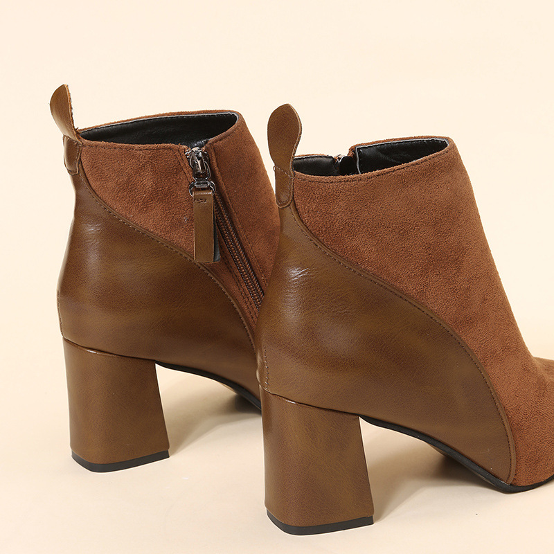 Women's Colorblock Ankle Boots - Leather Work Youtube recensione e prezzo