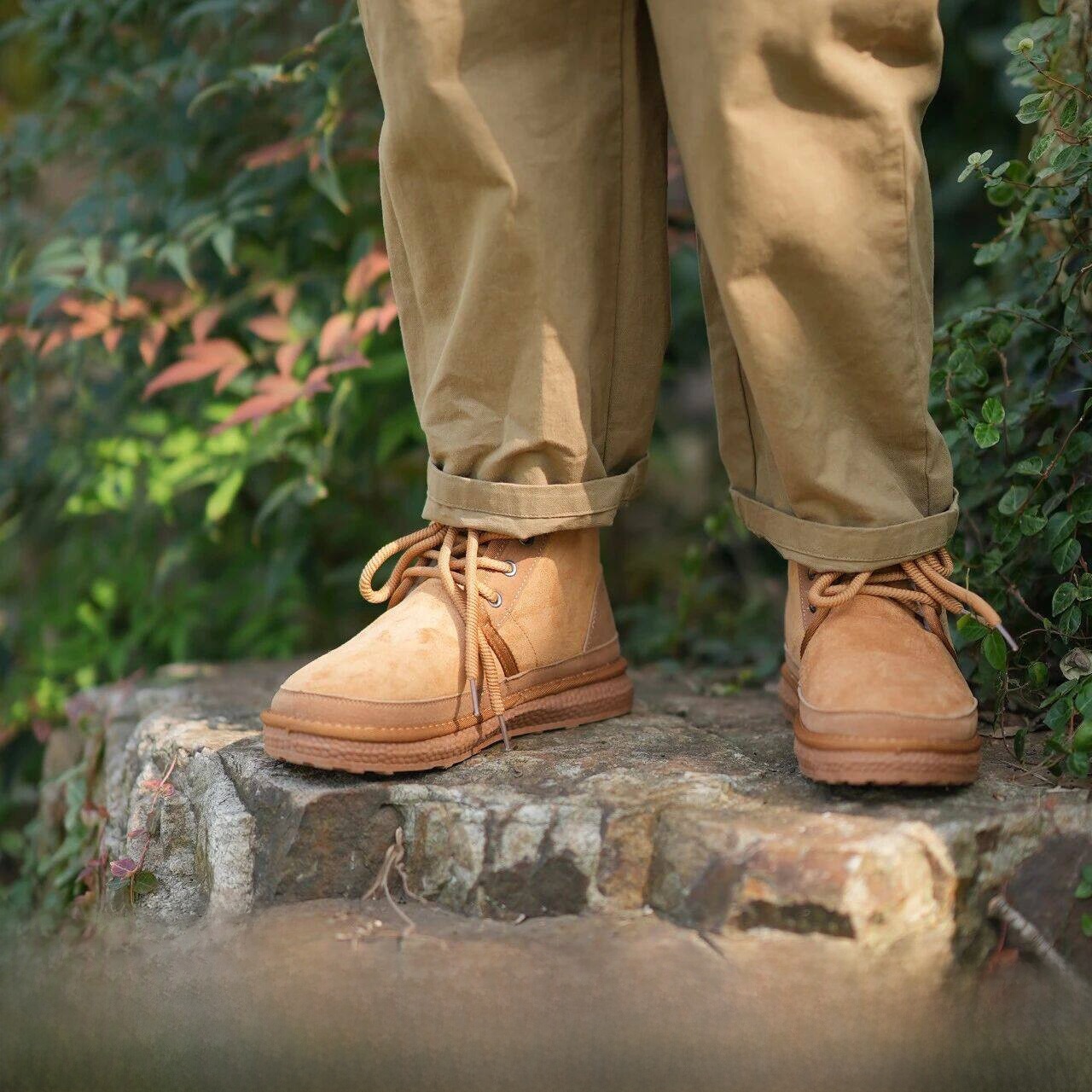 Men's Winter Thickened Fleece  - Leather Work Youtube recensione e prezzo