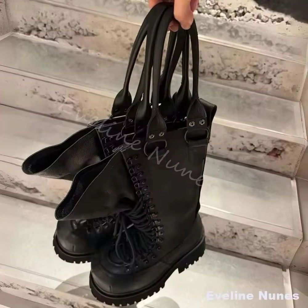 Retro Genuine Leather Motorcyc - Leather Work Boots recensione e prezzo