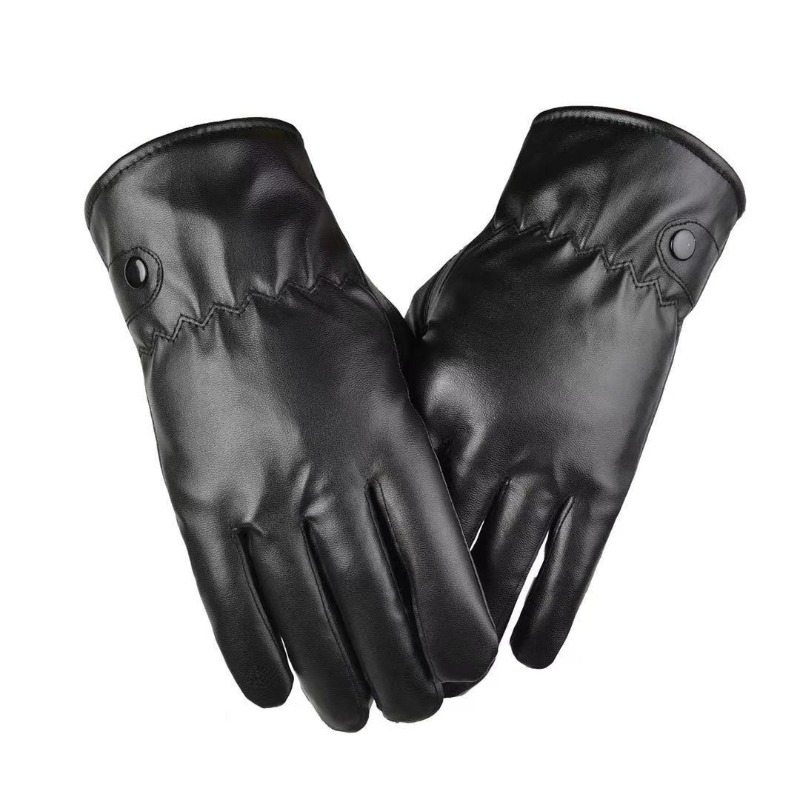 Winter Fashion Black PU Leathe - Leather Work Winter Gloves recensione e prezzo