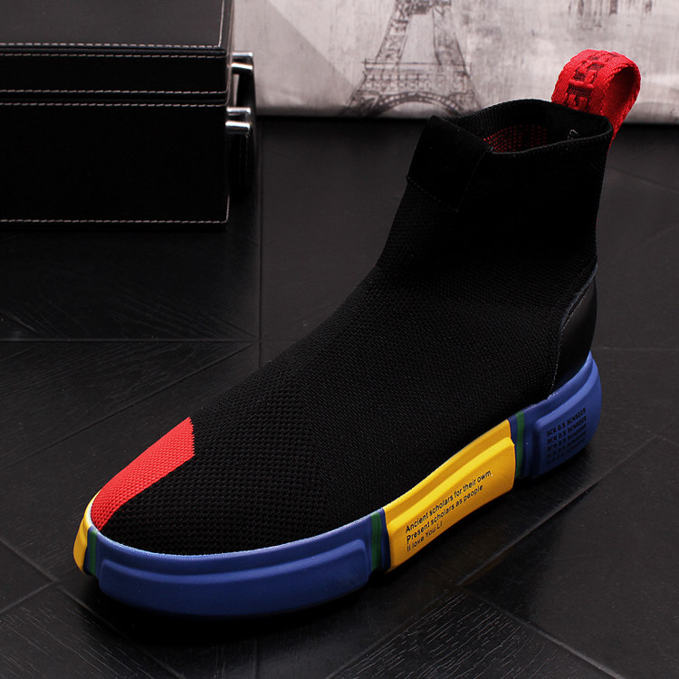 2026 New Men's Black Sock Snea - Leather Work Boots recensione e prezzo