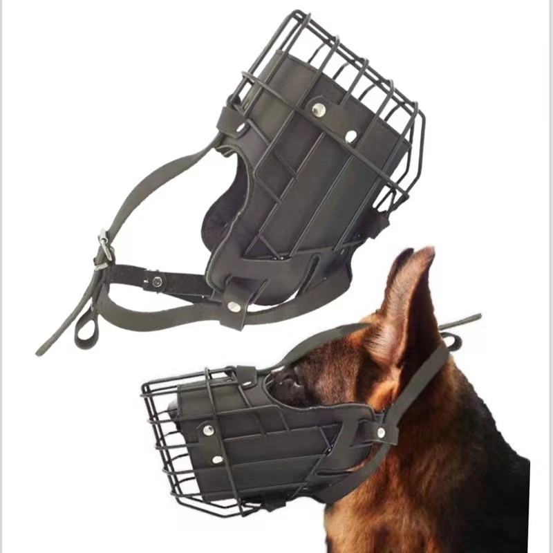 Mouth Cage German Shepherd Dog - Leatherwork Training recensione e prezzo