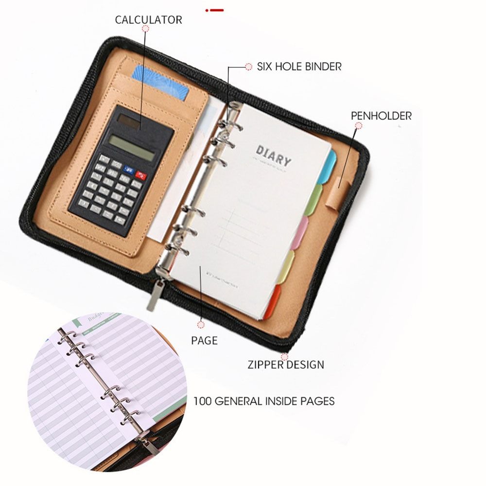 Memo Book 6-Ring File Folder P - Leatherwork Books recensione e prezzo