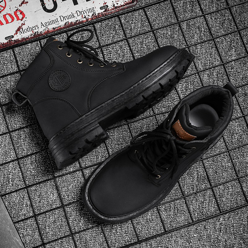 Men's High Top Boots Outdoor W - Leather Work Boots recensione e prezzo