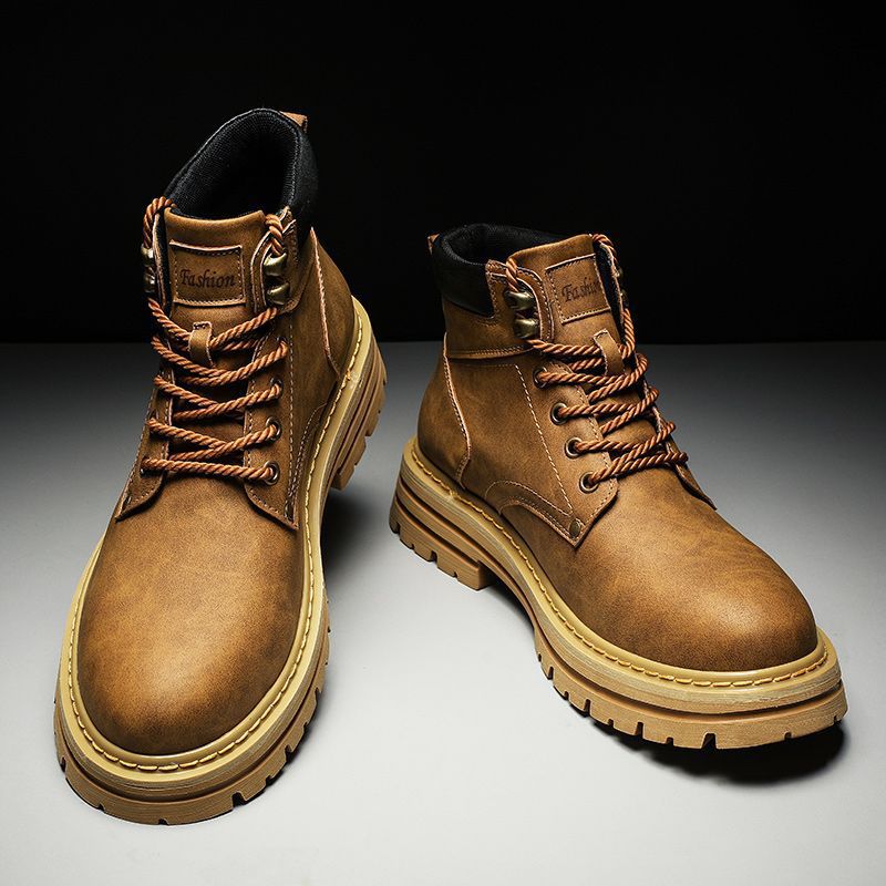 Fashion Men Boots Spring Comfo - Leather Work Boots recensione e prezzo