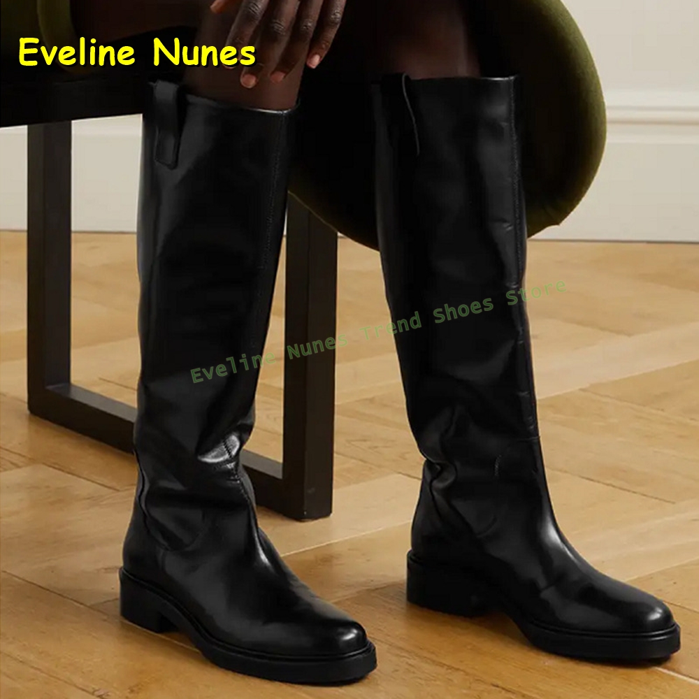 Black Leather Knee High Riding - Leather Work Boots recensione e prezzo