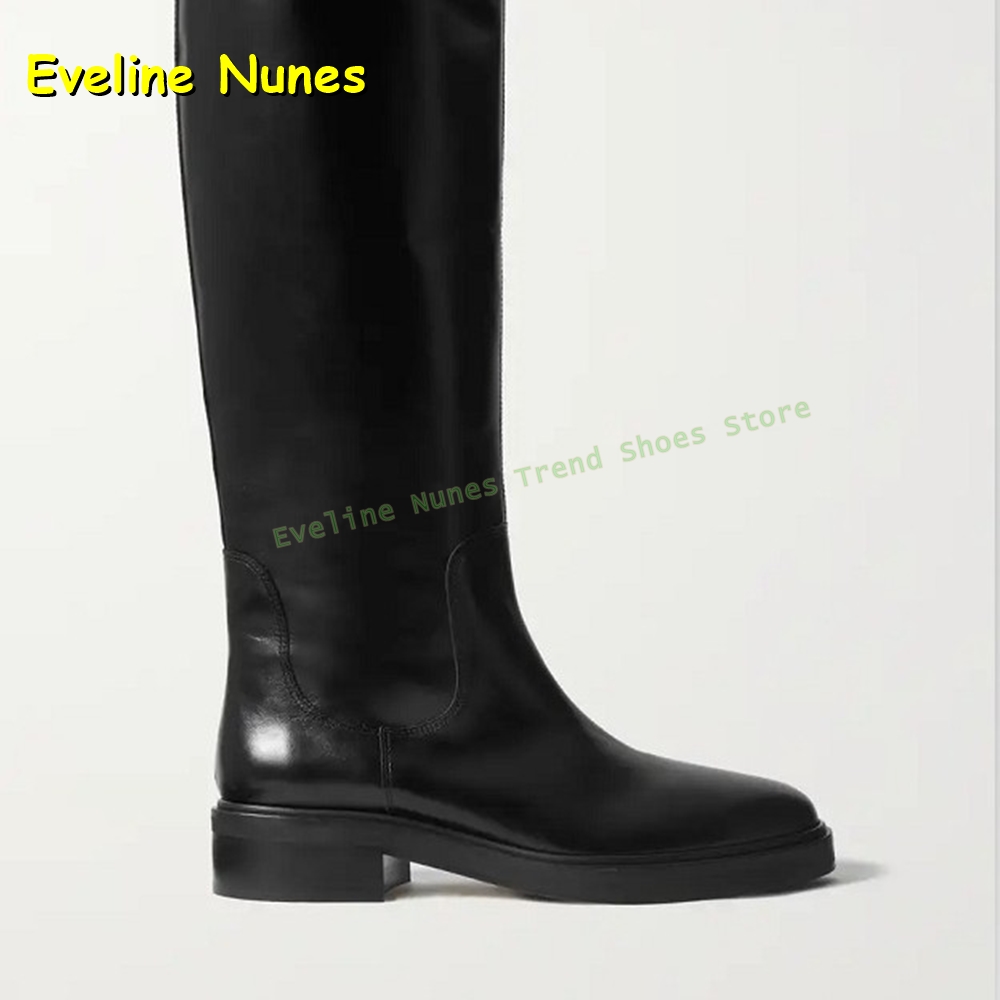 Black Leather Knee High Riding - Leather Work Boots recensione e prezzo