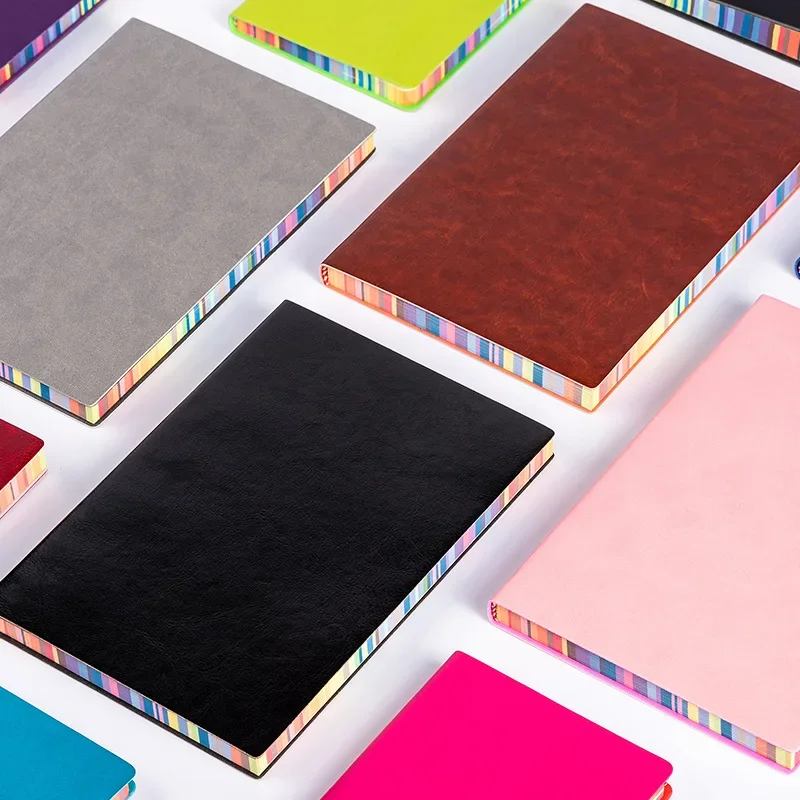 1pc Soft Leather Cover Rainbow - Leather Work Diary Covers recensione e prezzo