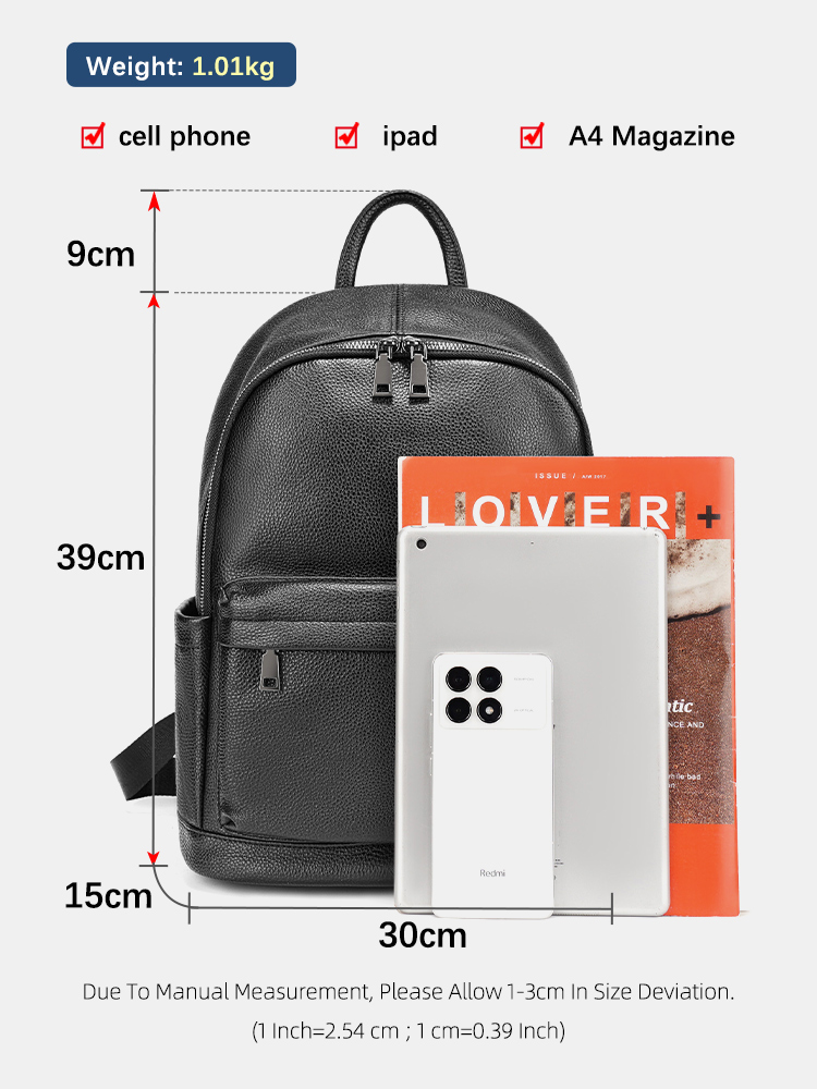 Zency Women's Leather Backpack - Leatherwork Books recensione e prezzo