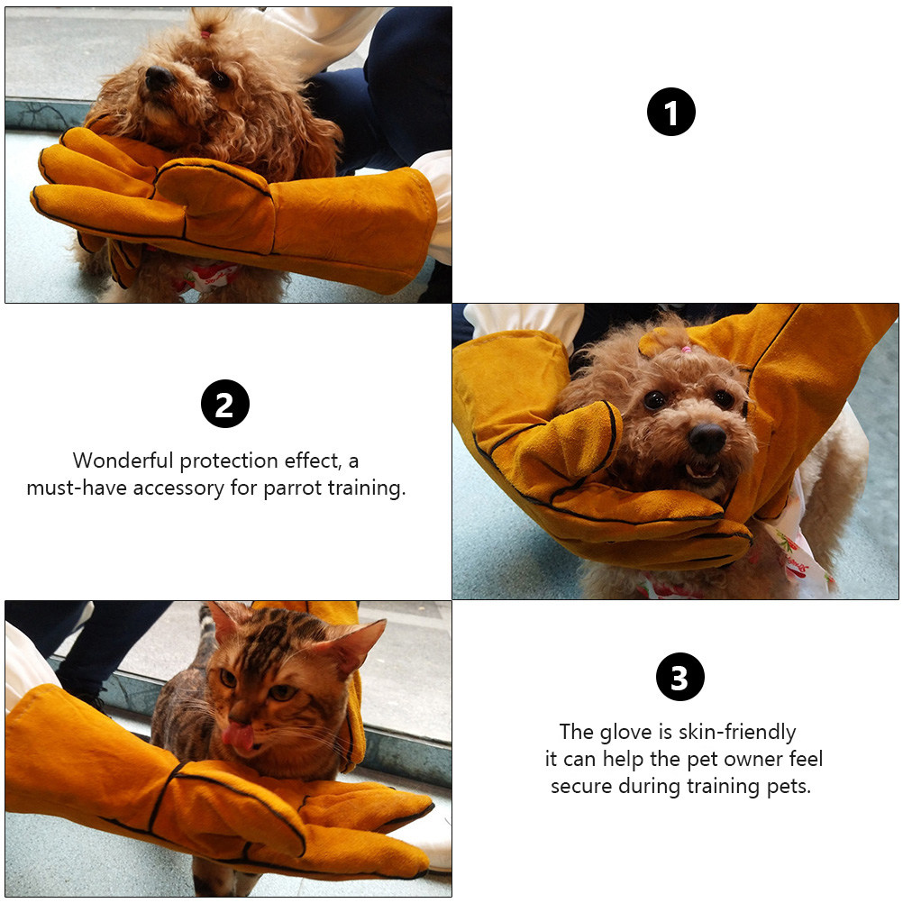 Welding Gloves Grooming Paw Wo - Leatherwork Training recensione e prezzo