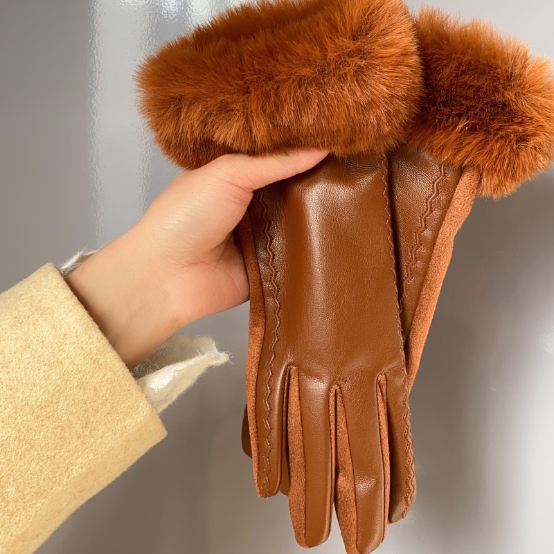 Women's Winter Luxury PU Leath - Leather Work Winter Gloves recensione e prezzo
