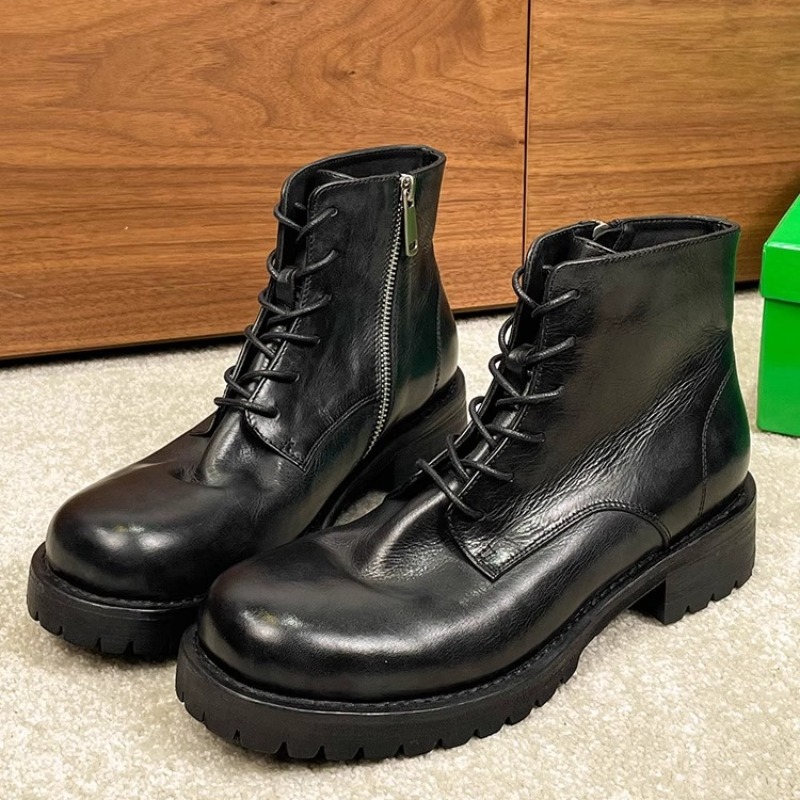British Fashion Men's Ankle Bo - Leather Work Boots recensione e prezzo