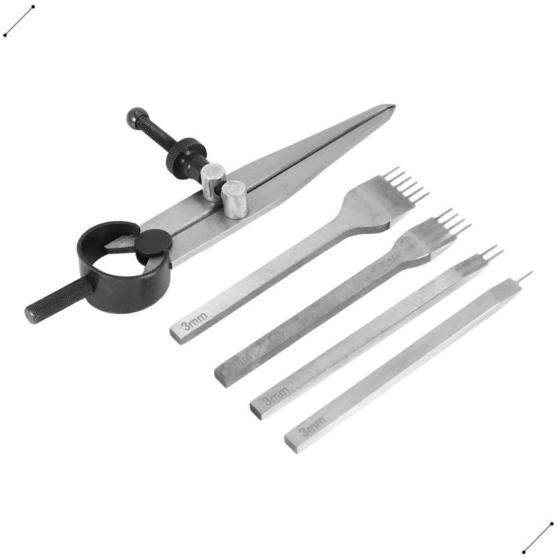 Leather Chisel Set, Prong Diam - Wing Divider Stitch recensione e prezzo