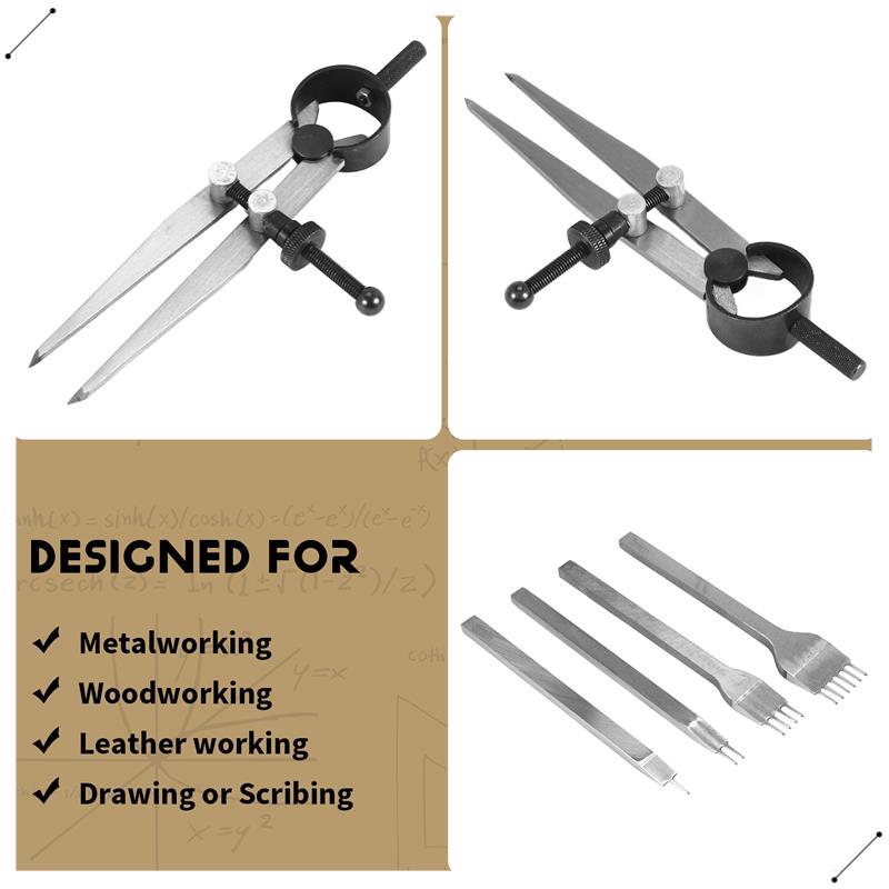 Leather Chisel Set, Prong Diam - Wing Divider Stitch recensione e prezzo